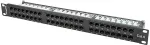 LANBERG Patch Panel 48 Port 1U Cat.6 black