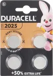 Duracell CR2032 lithium button cell 3V battery (4 pieces, CR2032)