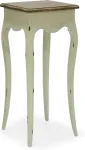 Home4you Lillepostament SAMIRA 36x36xH81cm, antiikvalge/naturaalne