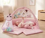 Milly Mally Educational play mat Dino Pink TinyMini pink