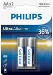 PHILIPS Patarei LR6E AA 2 tk Ultra Alkaline