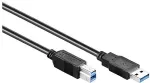 Alcasa Good Connections USB3.0 Kabel A-B schwarz 5m