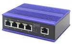 Digitus INDUSTRIAL 4-PORT GIGABITPOESW 1XUPLINK DIN RAIL EXT.TEMP RANGE