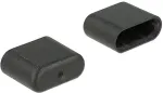 DeLOCK Staubschutz f&uuml;r USB Type-C&trade; Stecker 10 St&uuml;ck schwarz