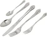 No name Palazzo Solid Cutlery Set, 30 Pieces