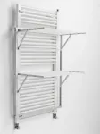 No name ARREDAMENTI KLAUS Drying rack for radiator - 89 x 68 cm, White