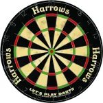 Harrows Dartboard LET'S PLAY DARTS
