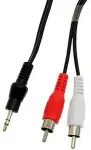 SBOX 3.5-2RCA-M/M-2/R 3.5mm M.->2 X RCA M, 2M