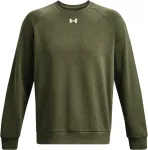 Under Armour Men's Rival Fleece Crew Khaki 1379755 390