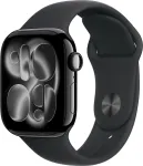 APPLE Watch 11 GPS + Cellular 42mm Sport Band S/M, jet black/black (MF834ET/A)