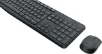 Logitech Klaviatuurikomplekt MK-235 Wireless hiirega, ENG, must