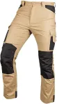 NEO TOOLS Spodnie robocze Mix&Match, Canvas, wzmocnienia z Cordury, beżowo-czarne, rozmiar M