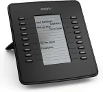 Snom D7 Tischtelefon Erweiterungsmodul Black