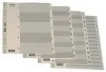 Bantex Vahelehed Strong Line A4, plastik 1-100