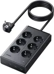 Ugreen S622 Power Strip 6xAC + 3xUSB + USB-C GaN 1.5m (Black)