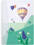 Oxford Spiraalk&ouml;itega kaustik HORIZONS, B5, 60 pages, 90 gsm, ruuduline