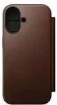 Nomad Modern Leather Folio iPhone 17 Brown
