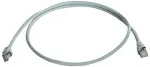 Teleg&auml;rtner Telegartner MP8 FS 500 - Patch-Kabel - RJ-45 (M) - RJ-45 (M) - 25cm - SFTP - CAT 6a - verseilt, mit Knickschutz - Grau (L00000A0230)