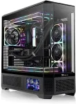 Korpus Thermaltake View 600 TG Black, Full-Tower Case Black, Tempered Glass