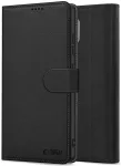 Tech-Protect Kaitse&uuml;mbris kaanega Wallet, Xiaomi Redmi 15 5G / Redmi 15 4G, must,