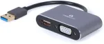 Cablexpert GEMBIRD USB to HDMI+VGA display adapter