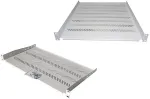 Digitus P&oacute;łka do szaf 250mm 19" 483x250mm 1U szara (RAL 7035)