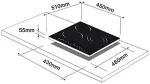Pliidiplaat Schlosser PI403T1WHITE