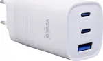 Verico Ladeger&auml;t MOJO GaN 65W PD, 3-Port (USB-A & USB-C) WH retail