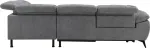 Home4you Nurgadiivan HAMID PN, elektriline recliner 279x106/225xH82cm, hall