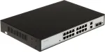 No name SWITCH POE TC-P3S020 SPEC:G/1622/AT/180 16-PORTOWY + 2X UPLINK + 2X SFP TIANDY