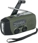 Raadio FOSCO Outdoormen Edit emergency radio. Solar-Dynamo