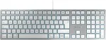 Klaviatuur Cherry KC 6000 C FOR MAC KEYBOARD CORDED SILVER UK-ENGLISH