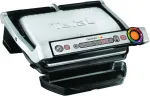 TEF AL | OptiGrill+ + Waffle plate set | GC716D12 | Electric Grill | 2000 W | Silver