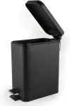 Beldray LA041173BLKPEU7 Slimline Pedal Bin 5 Litre, Black