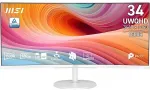 Monitor Msi 86,4 cm (34") 3440 x 1440 Pixel 9S6-3PB2CT-057 21:9 UltraWide Quad HD VA 4 ms 120 Hz DisplayPort HDMI DVI VESA Speaker