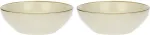 Rose&Tulipani Set of 2 Concerto Avorio Salad Bowls - Ivory, 26 cm
