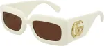 Gucci P&auml;ikeseprillid NAISTELE GG0811S-002 (L&auml;&auml;ts/Sild/K&otilde;rvakaar) 53/21/145 mm