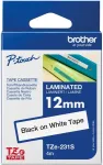 Tooner Brother Lint TZE231S 12mm must/valge 4m