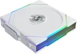 Lian Li UNI FAN TL Wireless LCD Lufter ARGB PWM - Reverse Blade 120 mm white