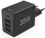 Hama 00201990 mobile device charger Headset, Power bank, Smartphone, Tablet Black AC Fast charging Indoor