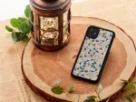 MAN&WOOD MAN&WOOD SmartPhone case iPhone 11 blue triangle black