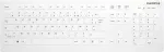 Klaviatuur CHERRY CHERRY AK-C8112 meditsiiniline RF traadita AZERTY Prantsuse White