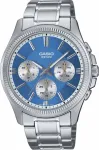Casio Zegarek męski MTP-1375PD-2A2VEF srebrny
