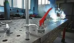 Bessey clamping element TW28 300/120 2K-Kst - for welding tables (2K plastic handle)
