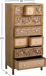 Home4you Kummut ZARA 60x36xH121cm, pruun