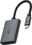 TP-Link USB TYPE-C TO SDTF 3.0 ADAPTER 1X SD + 1 XTF UP TO 104MBPS