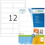 HERMA Etiketten Premium A4 wei&szlig; 97x42,3 mm Papier 1200 St.