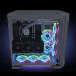 Thermaltake 120mm SWAFAN 12 RGB Radiator Fan TT Premium Edition White 3 Pack