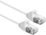 ROLINE UTP DataCenter Patchkabel Cat.6A (Class EA), LSOH, slim, wei, 0,5 m