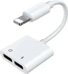 Joyroom Lightning to 2 x Lightning Audio Adapter S-Y104 Ben, White